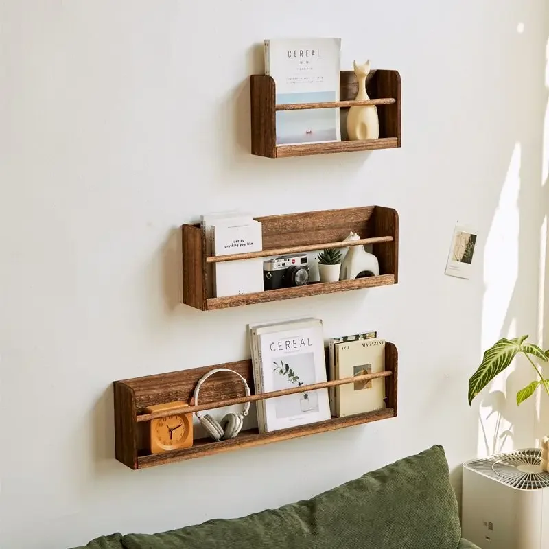 Nordic Style Solid Wood Bookshelf Wall Mounted Storage Rack Bedroom Living Room Wall Decoration Home Decoration Home Storage
Nordic Style Solid Wood Bookshelf Wall Mounted Storage Rack Bedroom Living Room Wall Decoration Home Decoration Home Storage