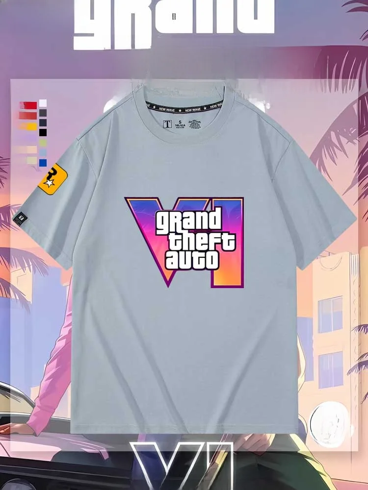 GTA6 Sinister R Star New Work ort Sve Game ex T-irt Pure Cotton round Ne Faionable Clothing Youth Summer Breat...
GTA6 Sinister R Star New Work ort Sve Game ex T-irt Pure Cotton round Ne Faionable Clothing Youth Summer Breat...