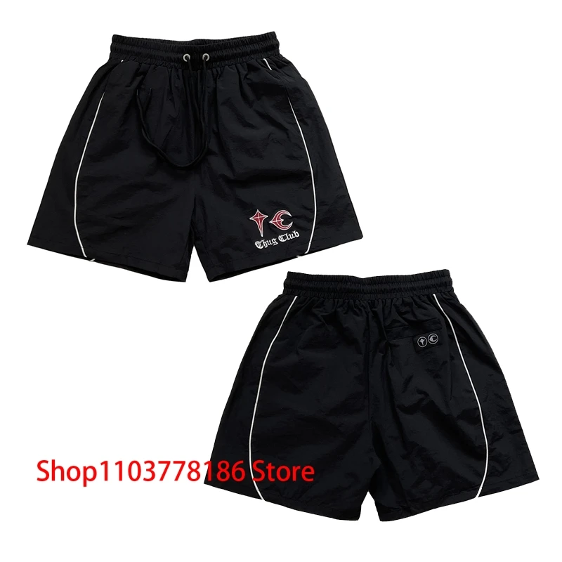 Unisex THUG CLUB Casual Shorts Classic Embroidery Letter Logo Short Trousers Summer Breathable Cotton Thug Club Sweatpants
Unisex THUG CLUB Casual Shorts Classic Embroidery Letter Logo Short Trousers Summer Breathable Cotton Thug Club Sweatpants