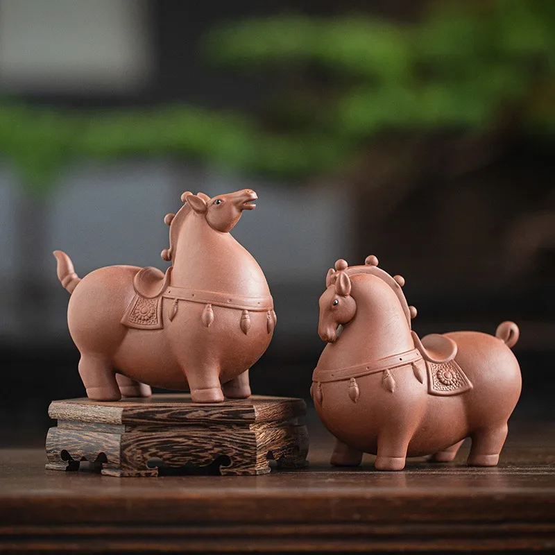 Purple Clay Horse Tea Pet Ornament Cute Tea Play Animal Figurine Zen Gongfu Tea Accessories Home Decoration
Purple Clay Horse Tea Pet Ornament Cute Tea Play Animal Figurine Zen Gongfu Tea Accessories Home Decoration