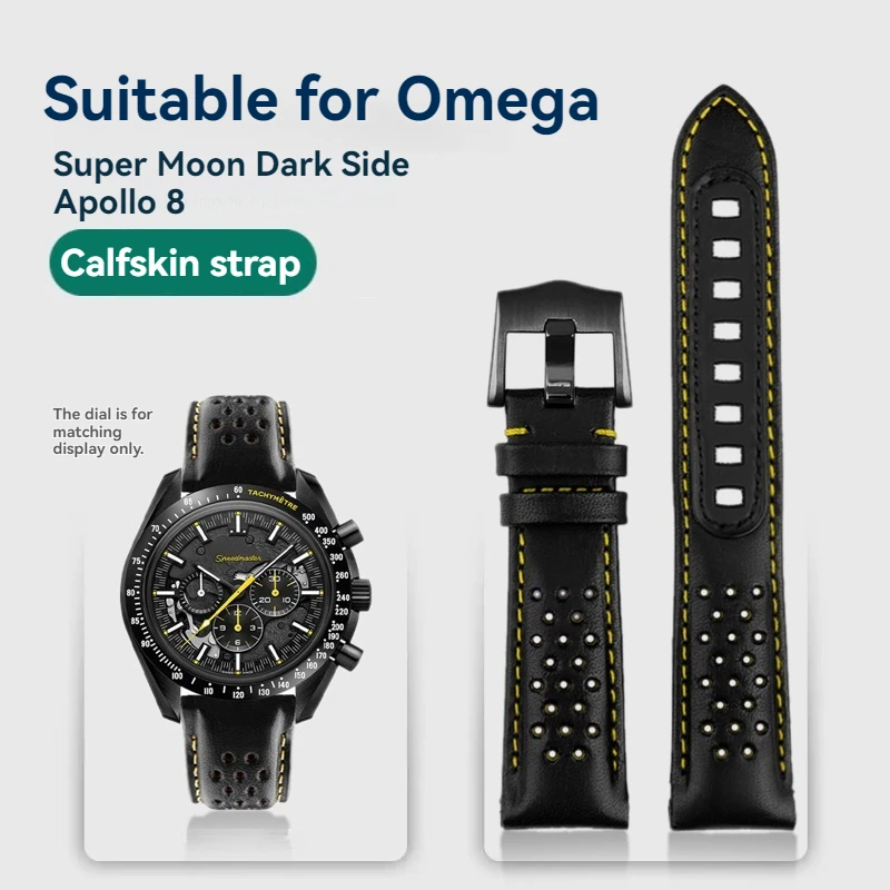 For Omega Super Moon Dark Side Apollo 8 Series Men's 311.92 Watch Band Strap 311.92.44 series 21mm Pin buckle watchband
For Omega Super Moon Dark Side Apollo 8 Series Men's 311.92 Watch Band Strap 311.92.44 series 21mm Pin buckle watchband