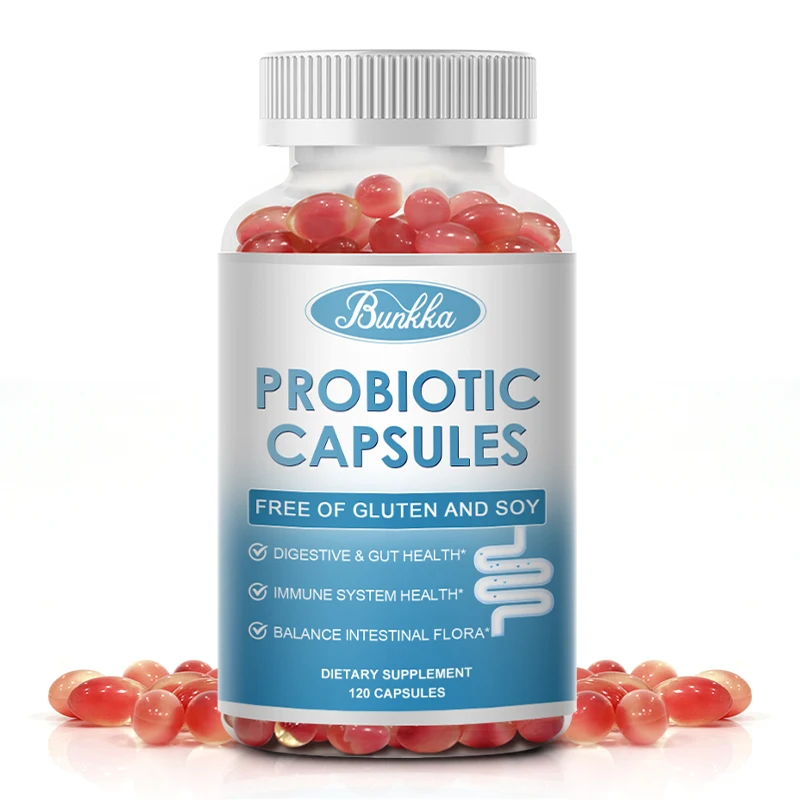 BUNKKA Probiotics Capsules Magnesium Stearate Skin Radiance Beauty&Health Nutrition Diet Supplement Gut Immune Sleep Quality
BUNKKA Probiotics Capsules Magnesium Stearate Skin Radiance Beauty&Health Nutrition Diet Supplement Gut Immune Sleep Quality