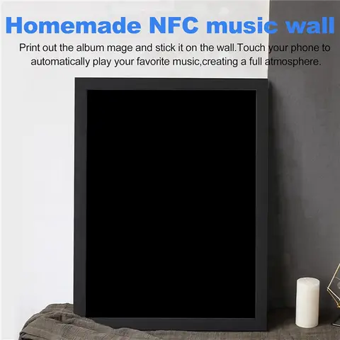 B50B-300 PCS NFC Tags Sticker With NTAG213 Chip Blank NFC Stickers Adhesive Labels RFID Tags Rewritable 144 Bytes Memory