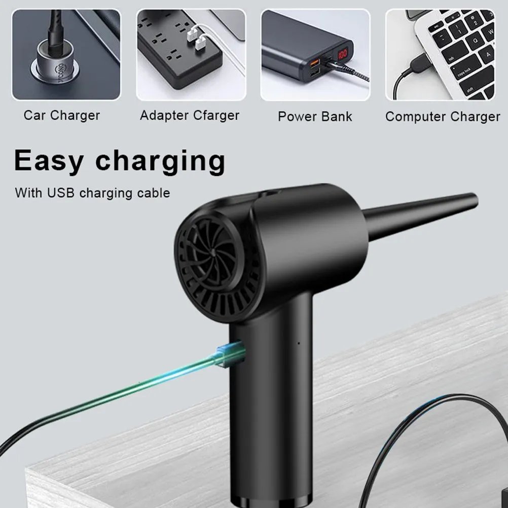 Handheld Rechargeable Electric Air Duster for Keyboard Pc Electronics Cleaning Powerful Cordless Air Blower with USB-C Fast
Handheld Rechargeable Electric Air Duster for Keyboard Pc Electronics Cleaning Powerful Cordless Air Blower with USB-C Fast