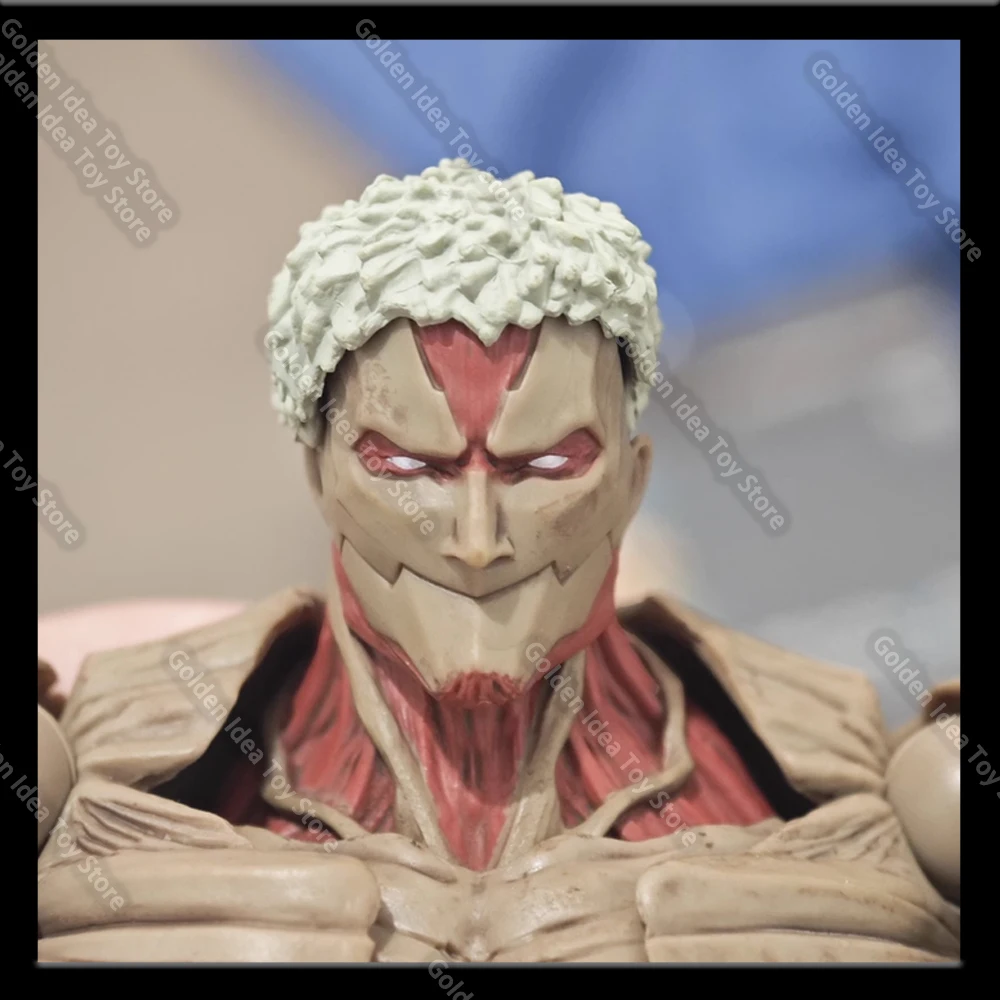 Новая популярная аниме-фигурка «Атака Титанов» Amazing Yamaguchi Revoltech NR069 The Armored Titan Reiner Braun, экшн-фигурка, модель игрушки 
Новая популярная аниме-фигурка «Атака Титанов» Amazing Yamaguchi Revoltech NR069 The Armored Titan Reiner Braun, экшн-фигурка, модель игрушки