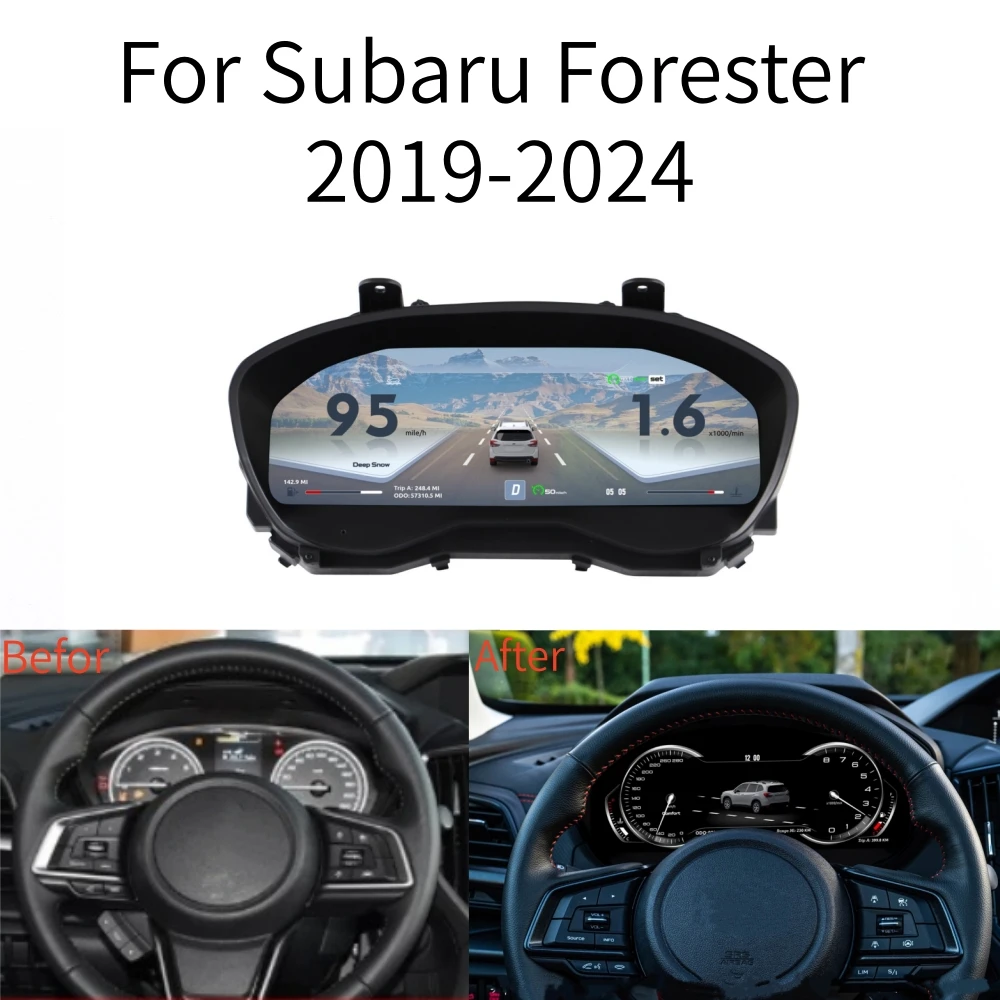 LCD Screen For Subaru Forester 2013-2024 Speedometer Car Digital Cluster Virtual Cockpit Dashboard Instrument Panel Carplay
LCD Screen For Subaru Forester 2013-2024 Speedometer Car Digital Cluster Virtual Cockpit Dashboard Instrument Panel Carplay