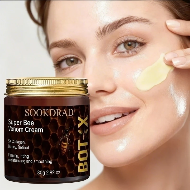 Super Bee Venom Cream,5X Collagen,Honey,Retinol,Firming,Lifting,Moisturizing,Smoothing,Face&Neck,Commuters,80g/2.82oz,Gentle Ski
Super Bee Venom Cream,5X Collagen,Honey,Retinol,Firming,Lifting,Moisturizing,Smoothing,Face&Neck,Commuters,80g/2.82oz,Gentle Ski