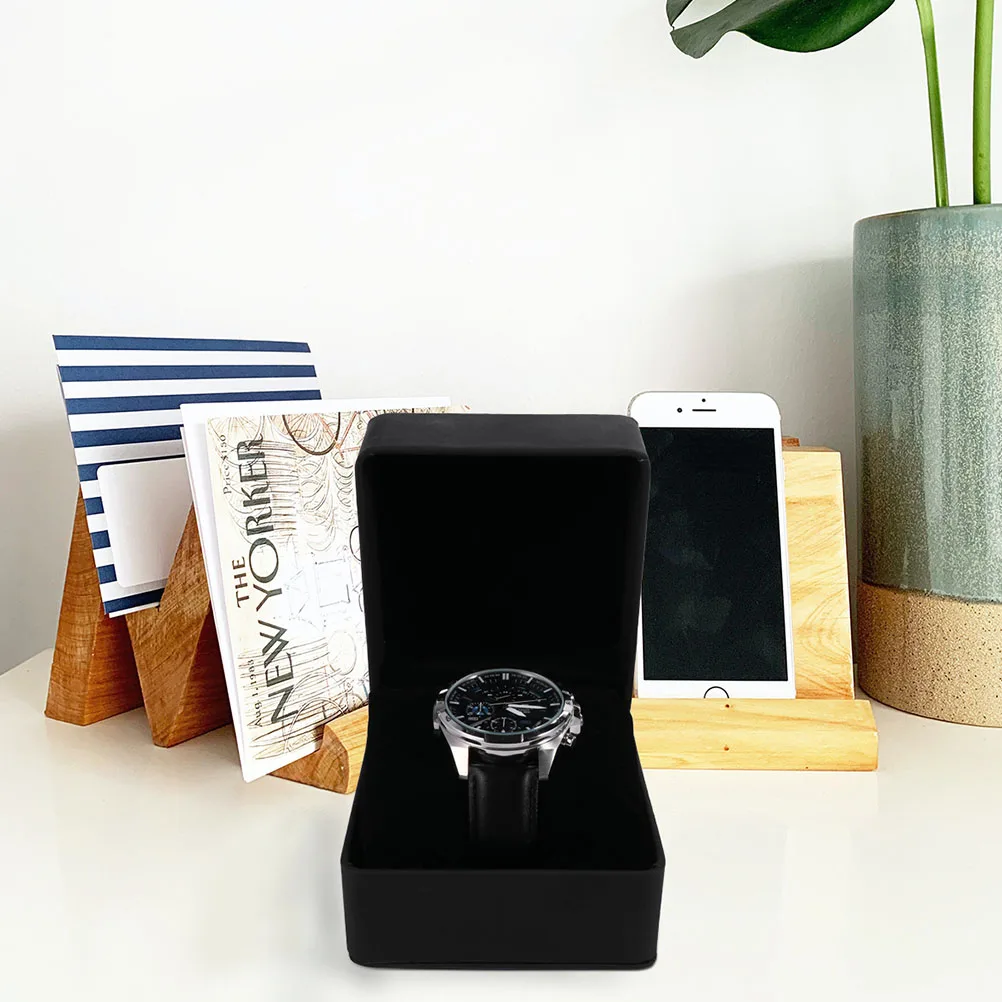 2 pcs Pu Watch Elegant Wristwatch Storage Case Jewelry Organizer Display For Store Detachable Pillow Durable Smooth
2 pcs Pu Watch Elegant Wristwatch Storage Case Jewelry Organizer Display For Store Detachable Pillow Durable Smooth