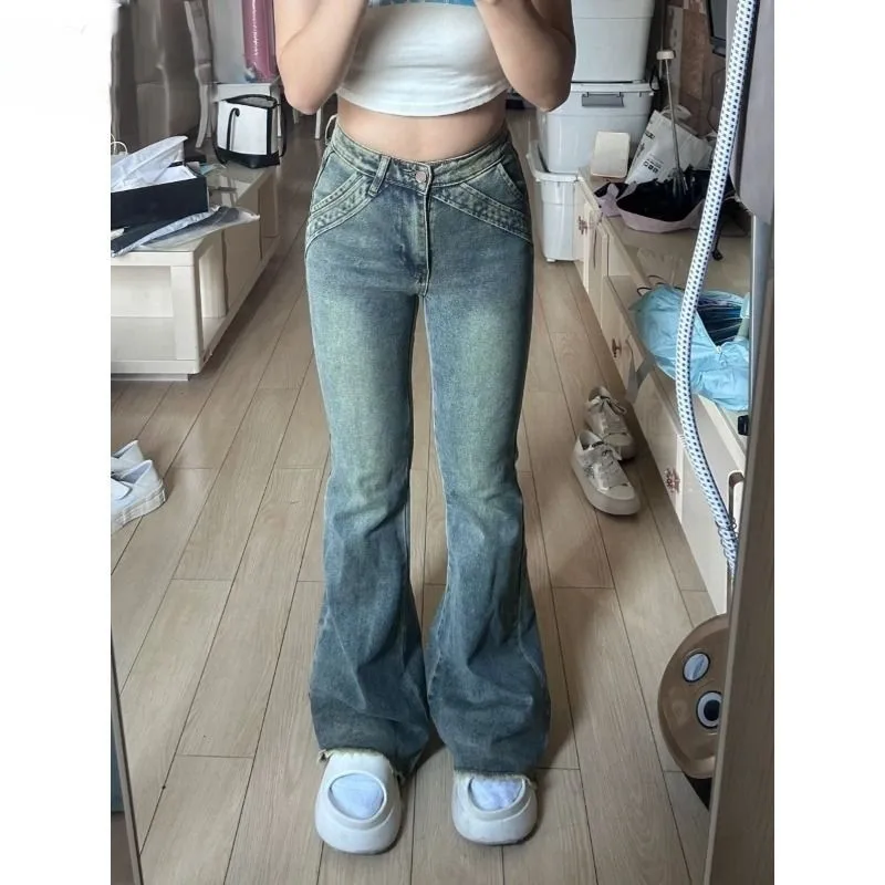 Bootcut Jeans Women Tall Bleached Stitch Holes Chinese Fashionable Cool Feeling Lengthening Student Cylinder Dressing Simple Ins
Bootcut Jeans Women Tall Bleached Stitch Holes Chinese Fashionable Cool Feeling Lengthening Student Cylinder Dressing Simple Ins