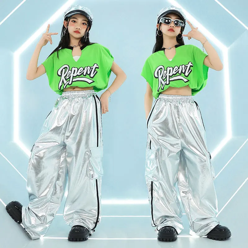 Jazz Dancing Costume Girls Trendy Cool Sequins Dance Costume Children's Jazz Pants Performance Costume Rave Outfit
Jazz Dancing Costume Girls Trendy Cool Sequins Dance Costume Children's Jazz Pants Performance Costume Rave Outfit