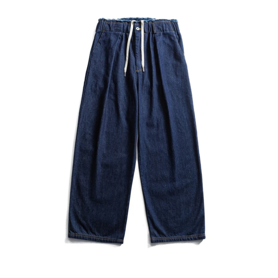 Vintage Raw Edge Jeans Mens Streetwear Harajuku Casual Trousers Men Japan Style Baggy Wide-leg Denim Pants Male
Vintage Raw Edge Jeans Mens Streetwear Harajuku Casual Trousers Men Japan Style Baggy Wide-leg Denim Pants Male
