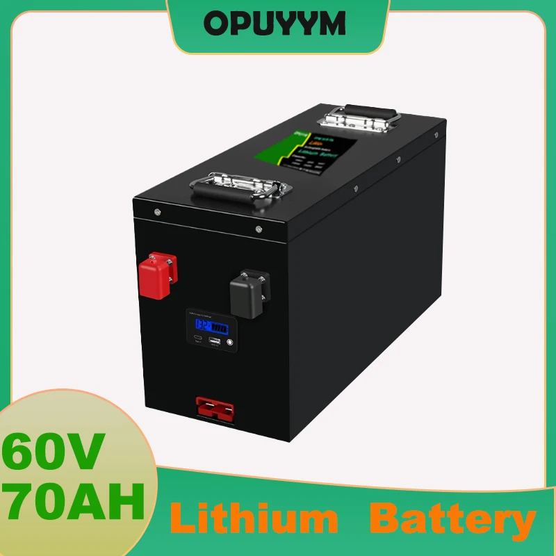 OPUYYM 60V 70AH LI-ION lithium battery with BMS 4500w - 6000w for sightseeing Vehicle Motorcycle Forklift Scooter
OPUYYM 60V 70AH LI-ION lithium battery with BMS 4500w - 6000w for sightseeing Vehicle Motorcycle Forklift Scooter