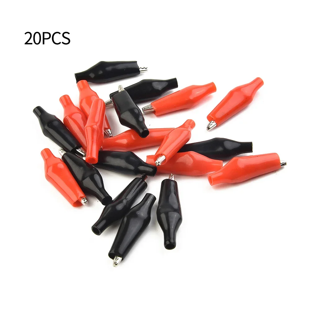 Industrial New Alligator Clips Jumper Set Crocodile Equipment Test Probe Wire 20pcs Black/Red Electrical Clamp
Industrial New Alligator Clips Jumper Set Crocodile Equipment Test Probe Wire 20pcs Black/Red Electrical Clamp
