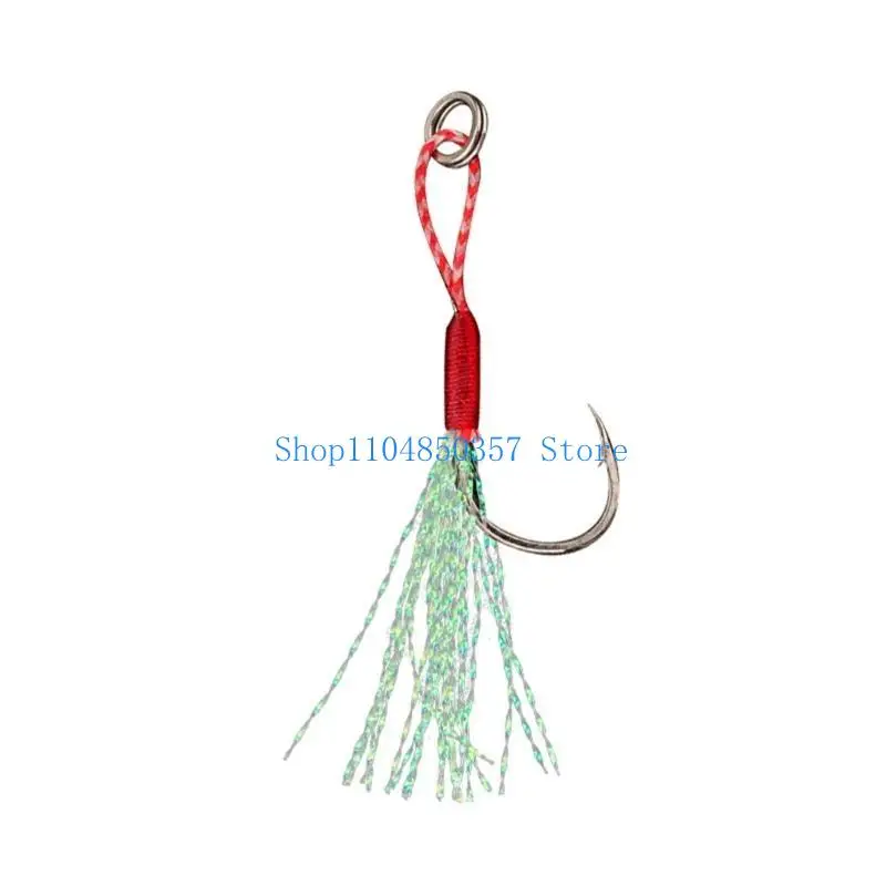 652F 50Pcs Small Jigging Hook Assist Rigs Circle Hook Fishing Assist Hook Enduring
652F 50Pcs Small Jigging Hook Assist Rigs Circle Hook Fishing Assist Hook Enduring