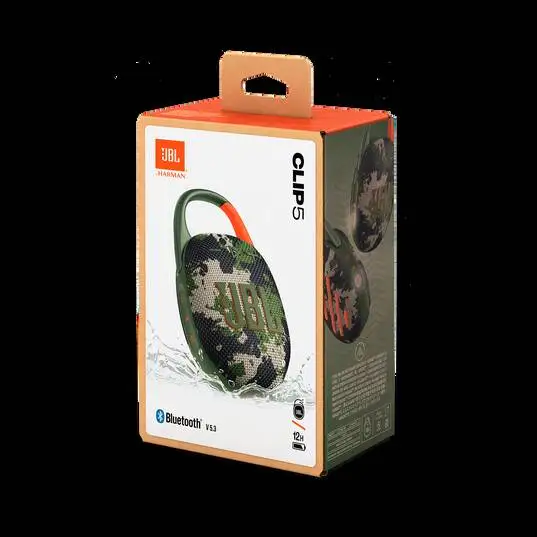 Full Set New JBL Clip 5 Portable Bluetooth Travel Speaker Comfortable Carry Outdoor Adventure Waterproof Sound Device
Full Set New JBL Clip 5 Portable Bluetooth Travel Speaker Comfortable Carry Outdoor Adventure Waterproof Sound Device