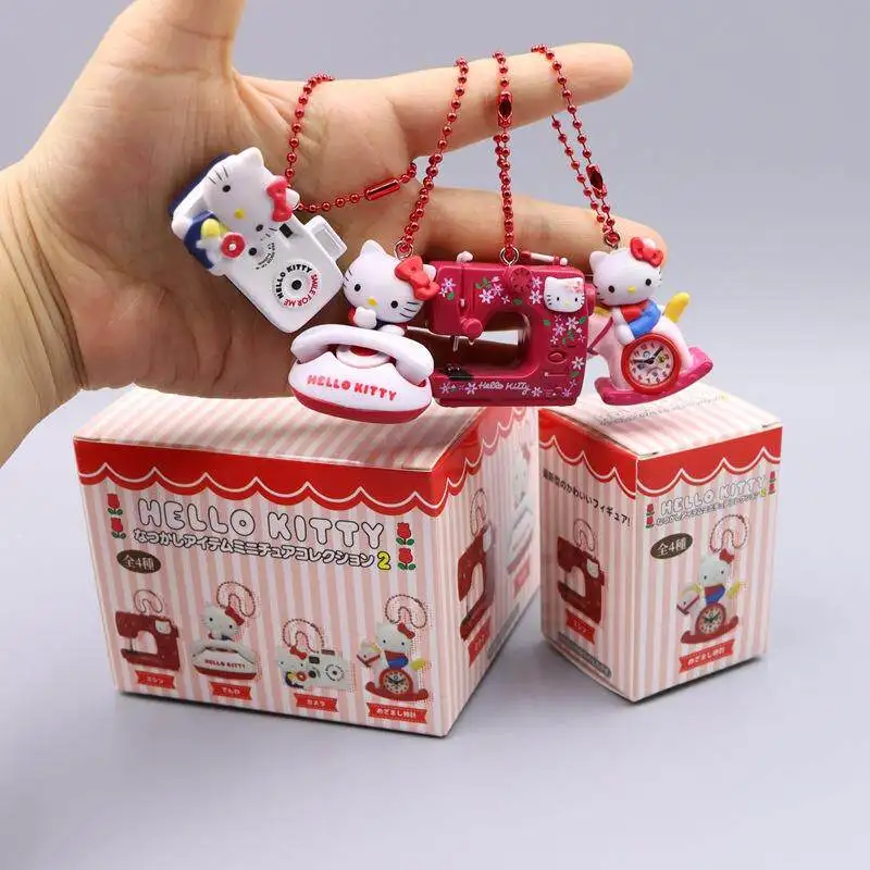 Hello Kitty Figure Cartoon Cat Alarm Clock Phone Sewing Machine Model Children Blind Box Gift Toy
Hello Kitty Figure Cartoon Cat Alarm Clock Phone Sewing Machine Model Children Blind Box Gift Toy