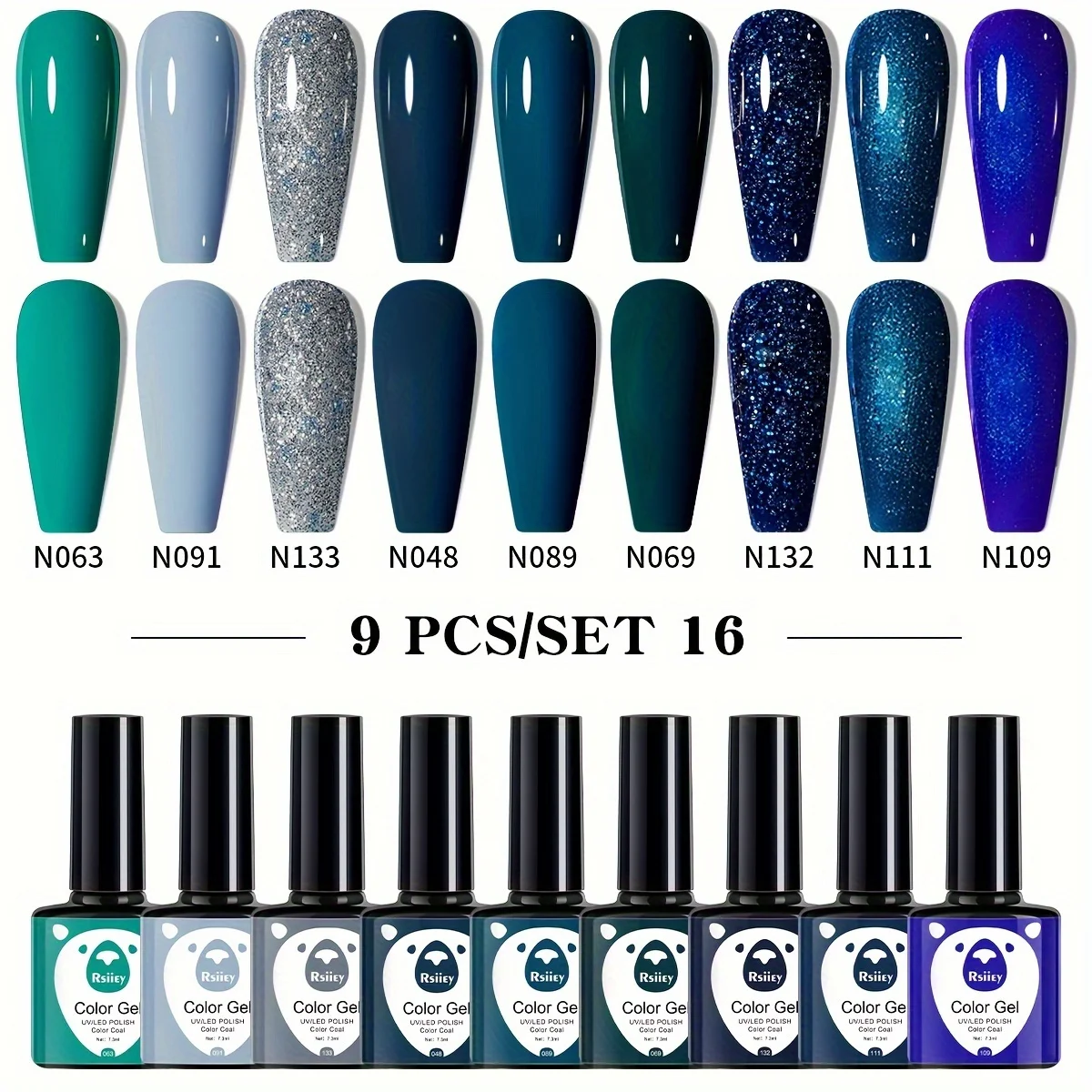 XEIJAYI 9Pcs 7.3ml Popular Color Gel Nail Polish Set UV LED Curing Gel Varnish for Home Salon Manicure DIY
XEIJAYI 9Pcs 7.3ml Popular Color Gel Nail Polish Set UV LED Curing Gel Varnish for Home Salon Manicure DIY
