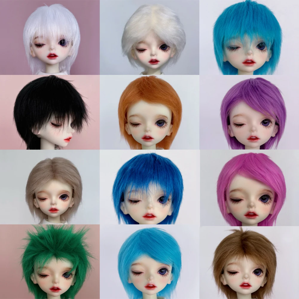 A25-1 children handmade toy 1/12 1/8 1/6 1/3 1/4 uncle Doll wig BJD/SD doll Accessories colorful brown gold soft short hair
A25-1 children handmade toy 1/12 1/8 1/6 1/3 1/4 uncle Doll wig BJD/SD doll Accessories colorful brown gold soft short hair