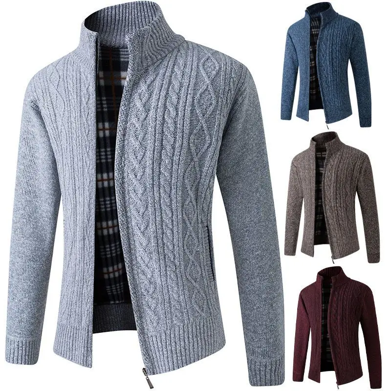 2023 Autumn and Winter Men's New Fashion Solid Color Casual Sweater Thickened Standing Collar Loose and Comfortable Knitted Coat
2023 Autumn and Winter Men's New Fashion Solid Color Casual Sweater Thickened Standing Collar Loose and Comfortable Knitted Coat