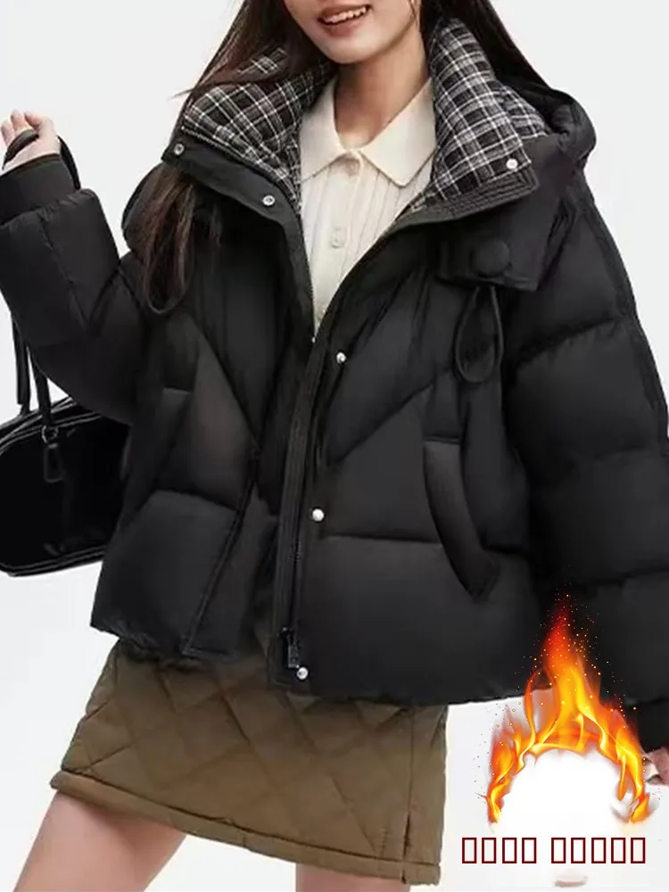 Женская утепленная хлопковая куртка с капюшоном, уникальная, свободного кроя, однотонная, в корейском стиле, для зимы
Женская утепленная хлопковая куртка с капюшоном, уникальная, свободного кроя, однотонная, в корейском стиле, для зимы