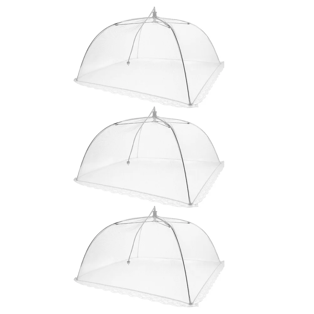 3Pcs Food Cover Mesh Folding Dishes Cover Sturdy Dish Mesh Tent for Home Cookouts Camping Birthday Parties Outdoor Dining
3Pcs Food Cover Mesh Folding Dishes Cover Sturdy Dish Mesh Tent for Home Cookouts Camping Birthday Parties Outdoor Dining