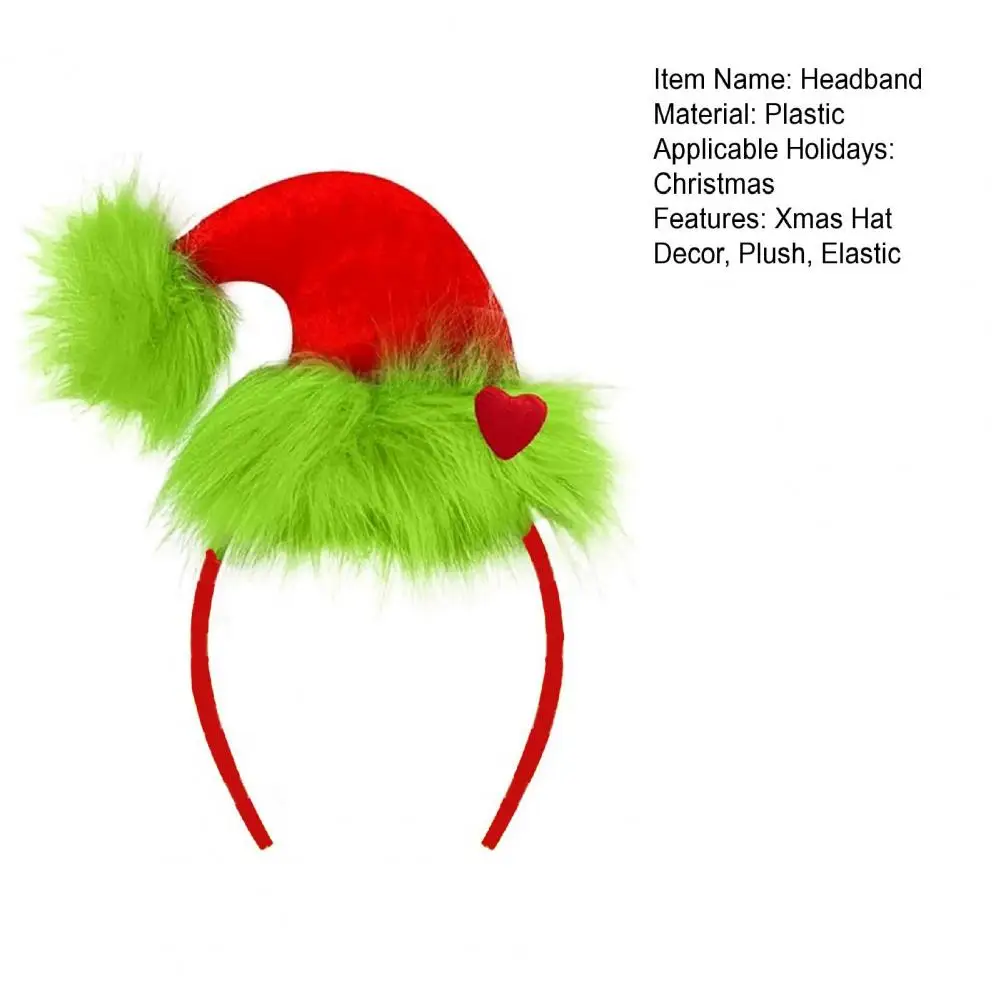 Women Headband Christmas Hat Plush Decor Red Green Striped Hair Hoop Versatile Headwear Hair Accessory Winter Warm 2025 New Hot
Women Headband Christmas Hat Plush Decor Red Green Striped Hair Hoop Versatile Headwear Hair Accessory Winter Warm 2025 New Hot
