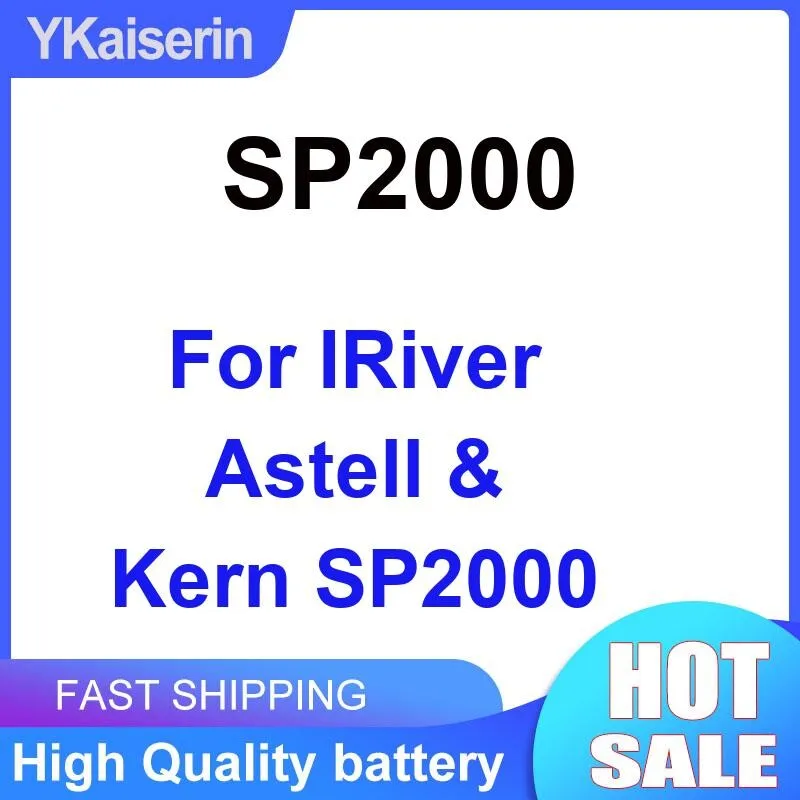 For Iriver Astell & Kern SP2000 Player Battery Premium Replacement Fast Shipping 4500Mah
For Iriver Astell & Kern SP2000 Player Battery Premium Replacement Fast Shipping 4500Mah