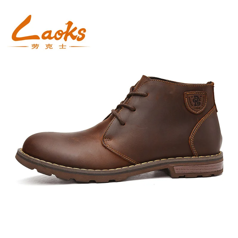 Fashion Men's Genuine Leather Motorcycle Boots Punk Ankle Male Loafers Thick Heel Bullock Chelsea Boots High-top Shoes Winter
Fashion Men's Genuine Leather Motorcycle Boots Punk Ankle Male Loafers Thick Heel Bullock Chelsea Boots High-top Shoes Winter