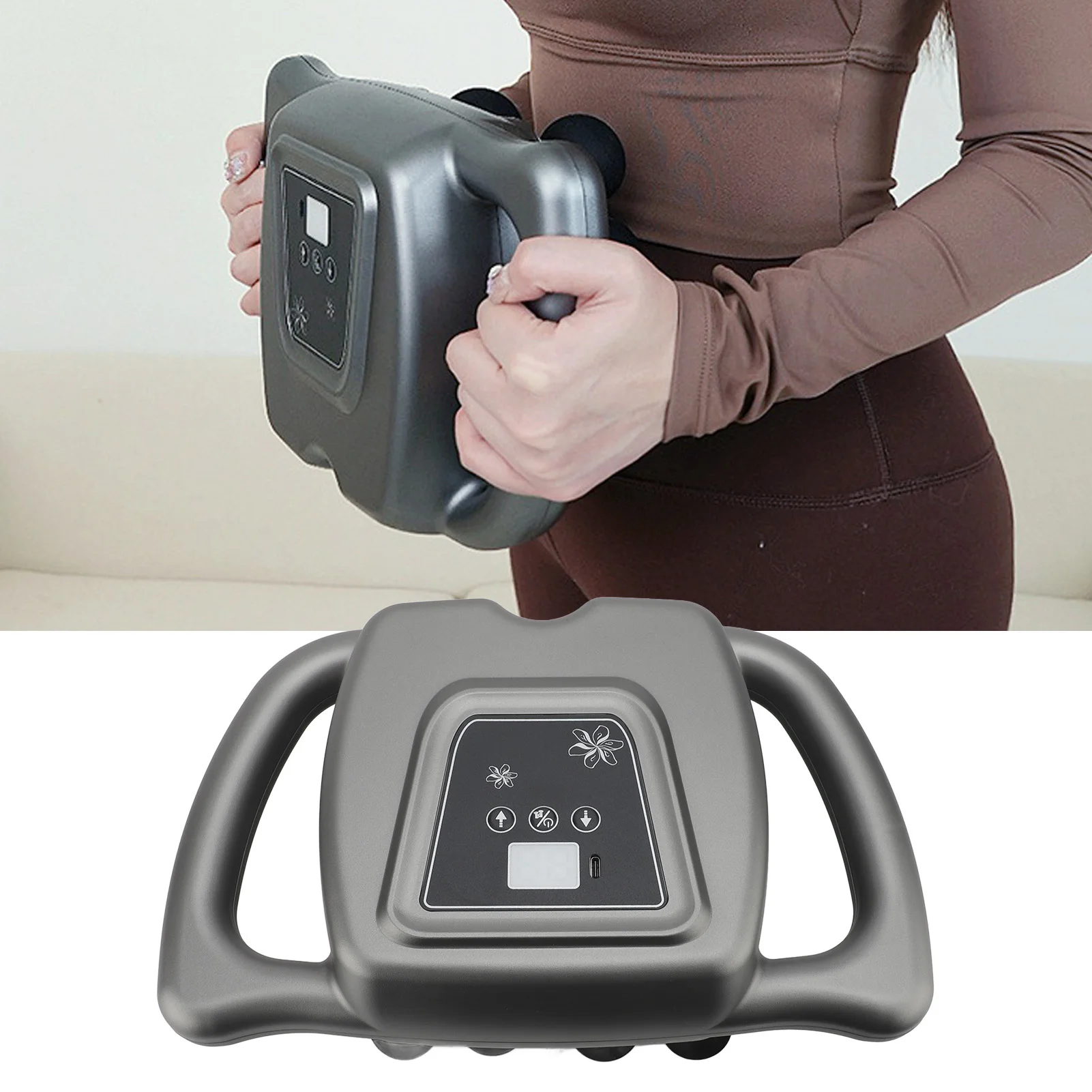 16 Heads Massager 99 Gears Adjustment Rechargeable Massage Device for Back Shoulder Neck Gray Home Electric Massager
16 Heads Massager 99 Gears Adjustment Rechargeable Massage Device for Back Shoulder Neck Gray Home Electric Massager