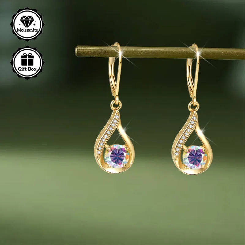 LAMVOICE jewelry for women/earrings Hook with moissanite S925 sterling silver earrings Valentine’s Day gift for her
LAMVOICE jewelry for women/earrings Hook with moissanite S925 sterling silver earrings Valentine’s Day gift for her