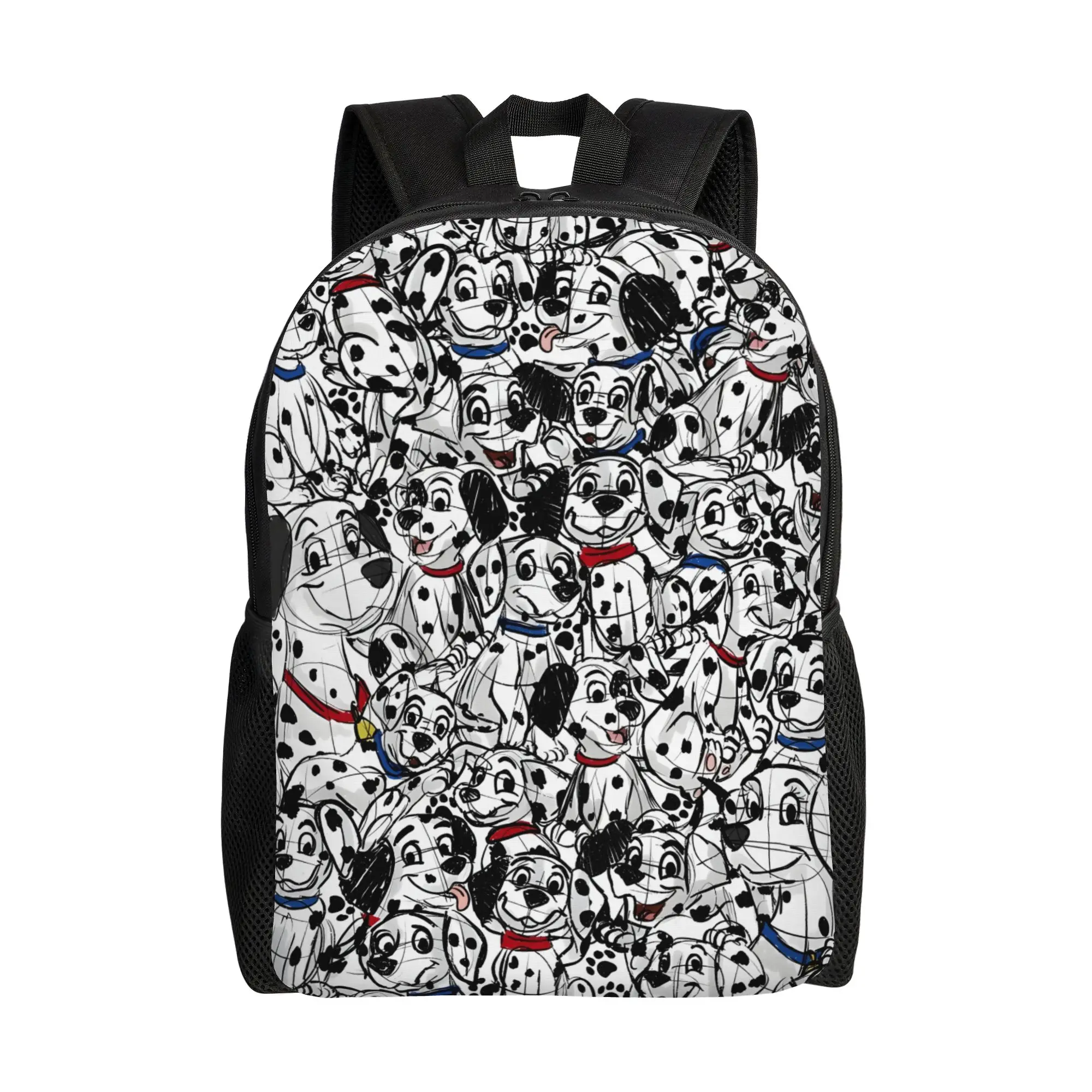 Walt Cartoon Schoolbag Back to school season Sketched Dalmatians Vintage Backpack
Walt Cartoon Schoolbag Back to school season Sketched Dalmatians Vintage Backpack