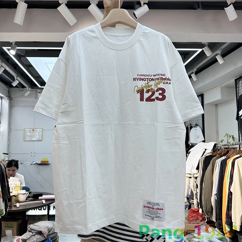 High Street Simple Letter RRR123 Style Printed T-shirt Men Women Loose Hip Hop Summer Short Sleeve Tee
High Street Simple Letter RRR123 Style Printed T-shirt Men Women Loose Hip Hop Summer Short Sleeve Tee