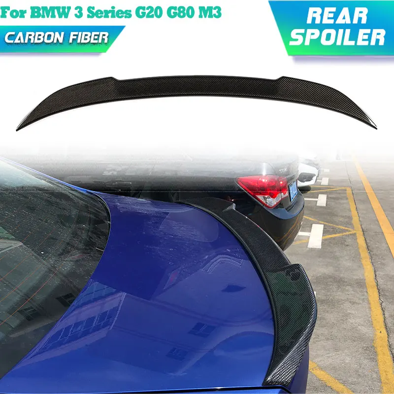 Carbon Fiber Car Rear Trunk Spoiler Wings for BMW 3 Series G20 G80 M3 Sedan 4-Door 2019-2024 Rear Spoiler Boot Wing Lip Body Kit
Carbon Fiber Car Rear Trunk Spoiler Wings for BMW 3 Series G20 G80 M3 Sedan 4-Door 2019-2024 Rear Spoiler Boot Wing Lip Body Kit