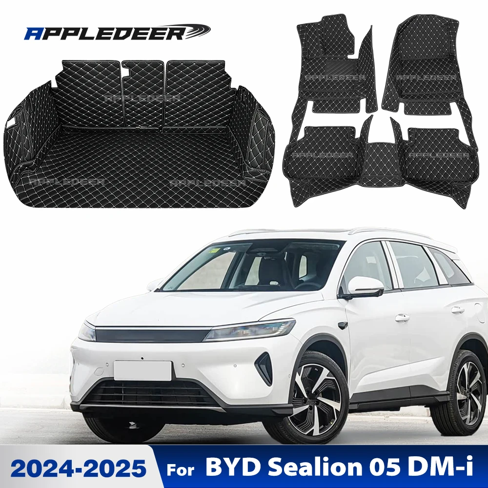 Car Floor Mats For BYD Sealion 05 DM-i 2024~2025 2026 2025 Car Trunk Mats Cargo Liner Foot Mats Interior Accessories
Car Floor Mats For BYD Sealion 05 DM-i 2024~2025 2026 2025 Car Trunk Mats Cargo Liner Foot Mats Interior Accessories