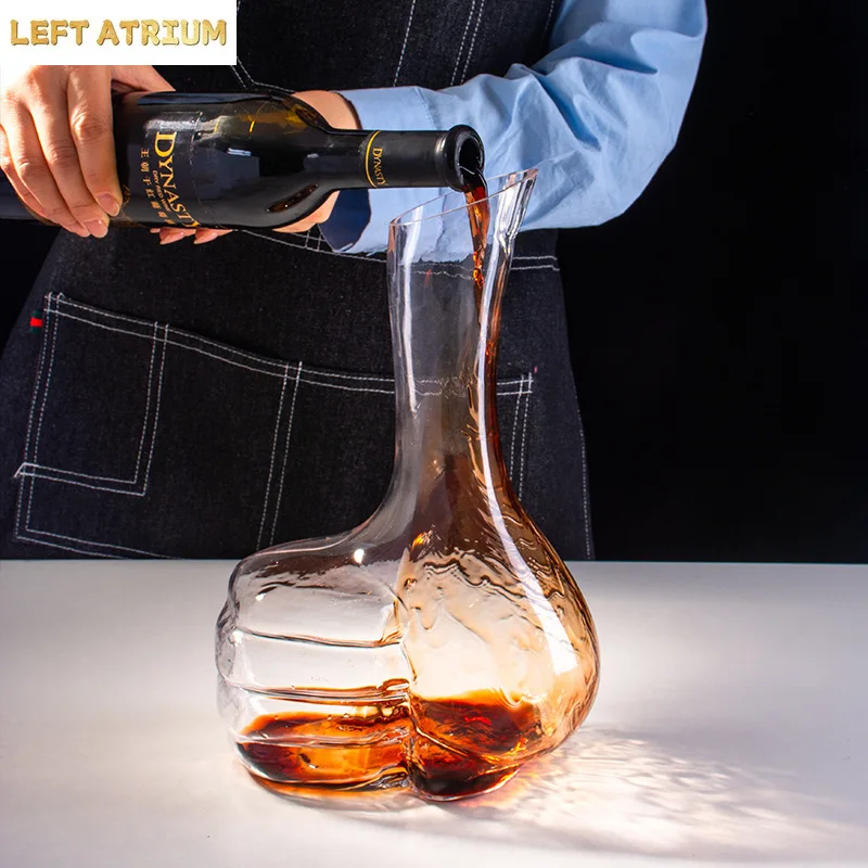 Thumb Red Wine Decanter Crystal Glass Wine Jug Quick Sobering Device Large Capacity Wine Separator Bar Dispenser Wines Bottle
Thumb Red Wine Decanter Crystal Glass Wine Jug Quick Sobering Device Large Capacity Wine Separator Bar Dispenser Wines Bottle