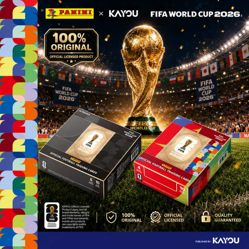 24-hour Shipping Authentic PANINI×KAYOU FIFA 2026™ Official Football Cards - World Cup Merchandise Star Player Collectibles
24-hour Shipping Authentic PANINI×KAYOU FIFA 2026™ Official Football Cards - World Cup Merchandise Star Player Collectibles