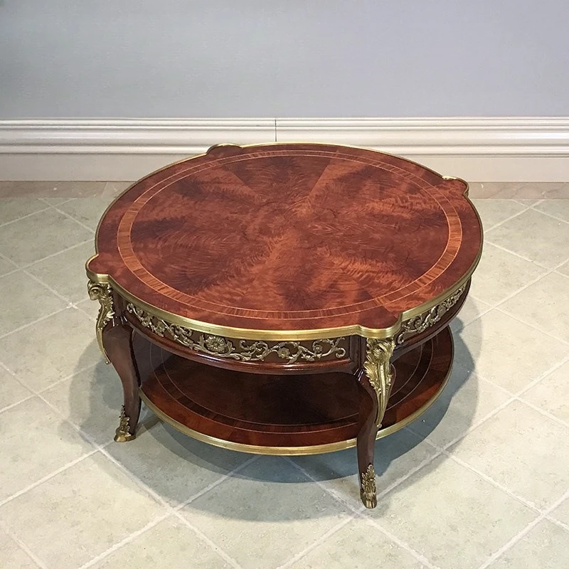 Alexander English coffee table round table mahogany neoclassical coffee table European small apartment furniture
Alexander English coffee table round table mahogany neoclassical coffee table European small apartment furniture