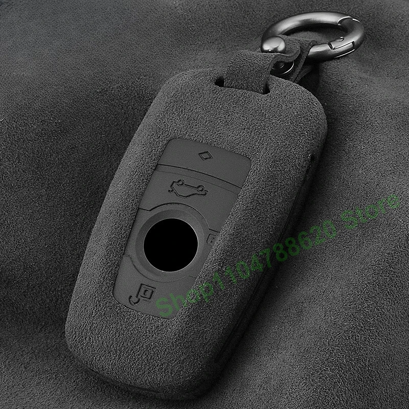 Keyless Key Fob Shell Suede Car Key Case Protective Cover Keychain for BMW 1 Series 3 Series 5 Series GT X3/ X4/ X5 Interior
Keyless Key Fob Shell Suede Car Key Case Protective Cover Keychain for BMW 1 Series 3 Series 5 Series GT X3/ X4/ X5 Interior