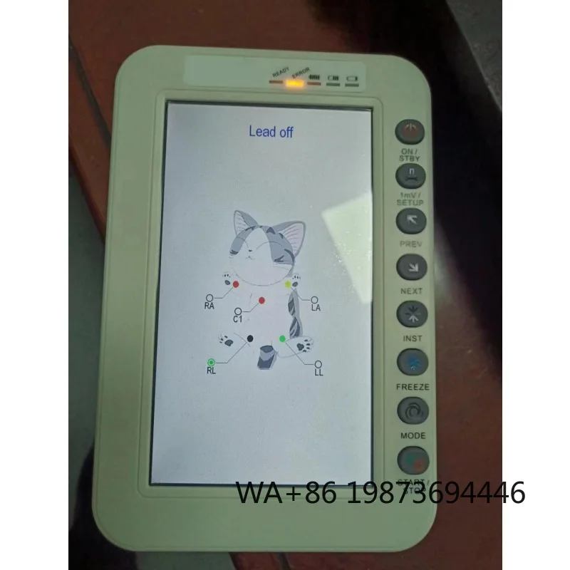 CE certified Class II 12-lead ECG monitor, portable high-precision detection device for pet cardiac monitoring
CE certified Class II 12-lead ECG monitor, portable high-precision detection device for pet cardiac monitoring