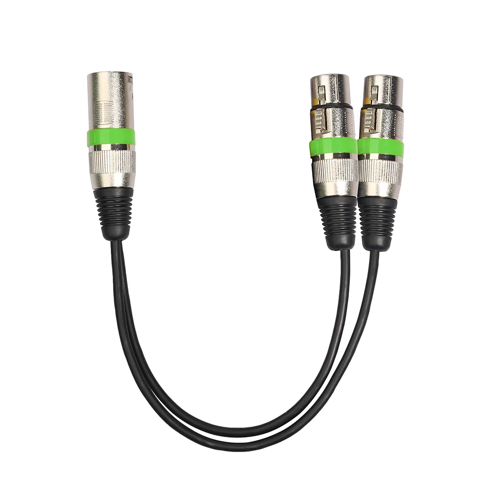 3 Pcs Kanon Male and Female Audio Extension Cable Microphone Y Splitter XLR to Dual Adaptor Patch 
3 Pcs Kanon Male and Female Audio Extension Cable Microphone Y Splitter XLR to Dual Adaptor Patch