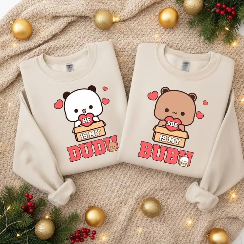 Одинаковый комплект свитшотов для пар Bubu Dudu, юбилейный пуловер с круглым вырезом и длинными рукавами, повседневная модная удобная термотолстовка
Одинаковый комплект свитшотов для пар Bubu Dudu, юбилейный пуловер с круглым вырезом и длинными рукавами, повседневная модная удобная термотолстовка