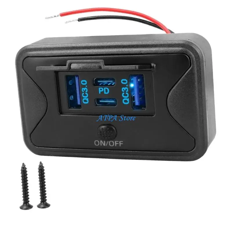 U13C Powerful 96W 4 Port Marine Truck Vehicle Adapter Features Quick Technology
U13C Powerful 96W 4 Port Marine Truck Vehicle Adapter Features Quick Technology