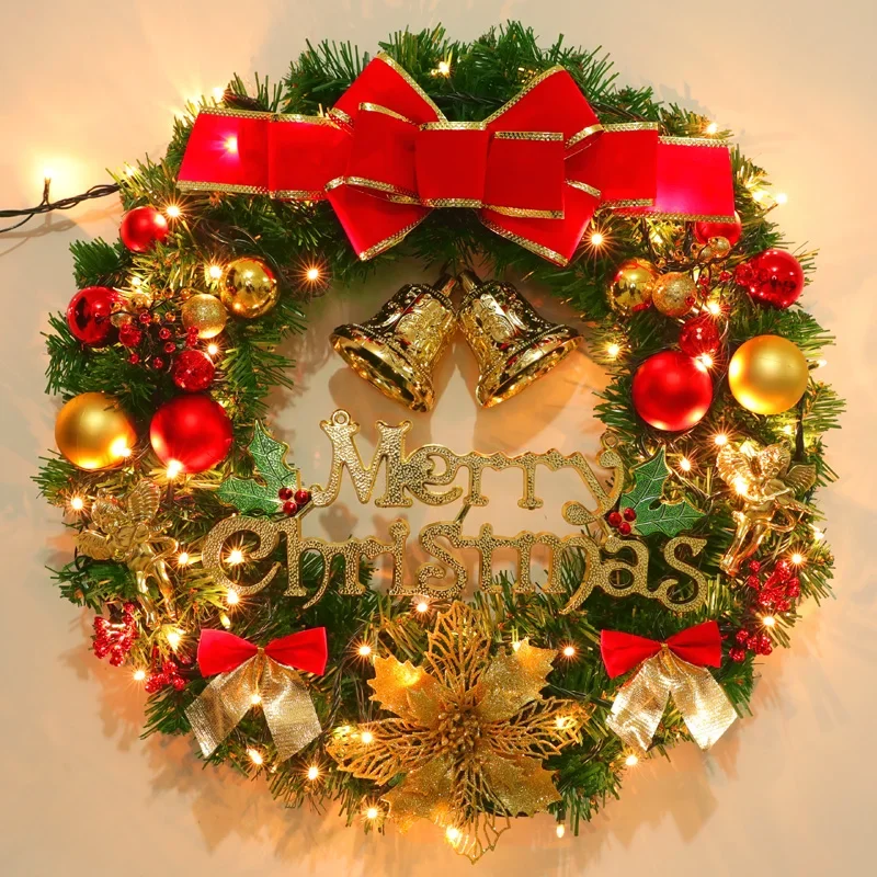 Christmas Wreath 40/50/60 Cm Christmas Tree Festival Ornament Gift Creative Ornament Pendant Scene Arrangement Door Hanging
Christmas Wreath 40/50/60 Cm Christmas Tree Festival Ornament Gift Creative Ornament Pendant Scene Arrangement Door Hanging