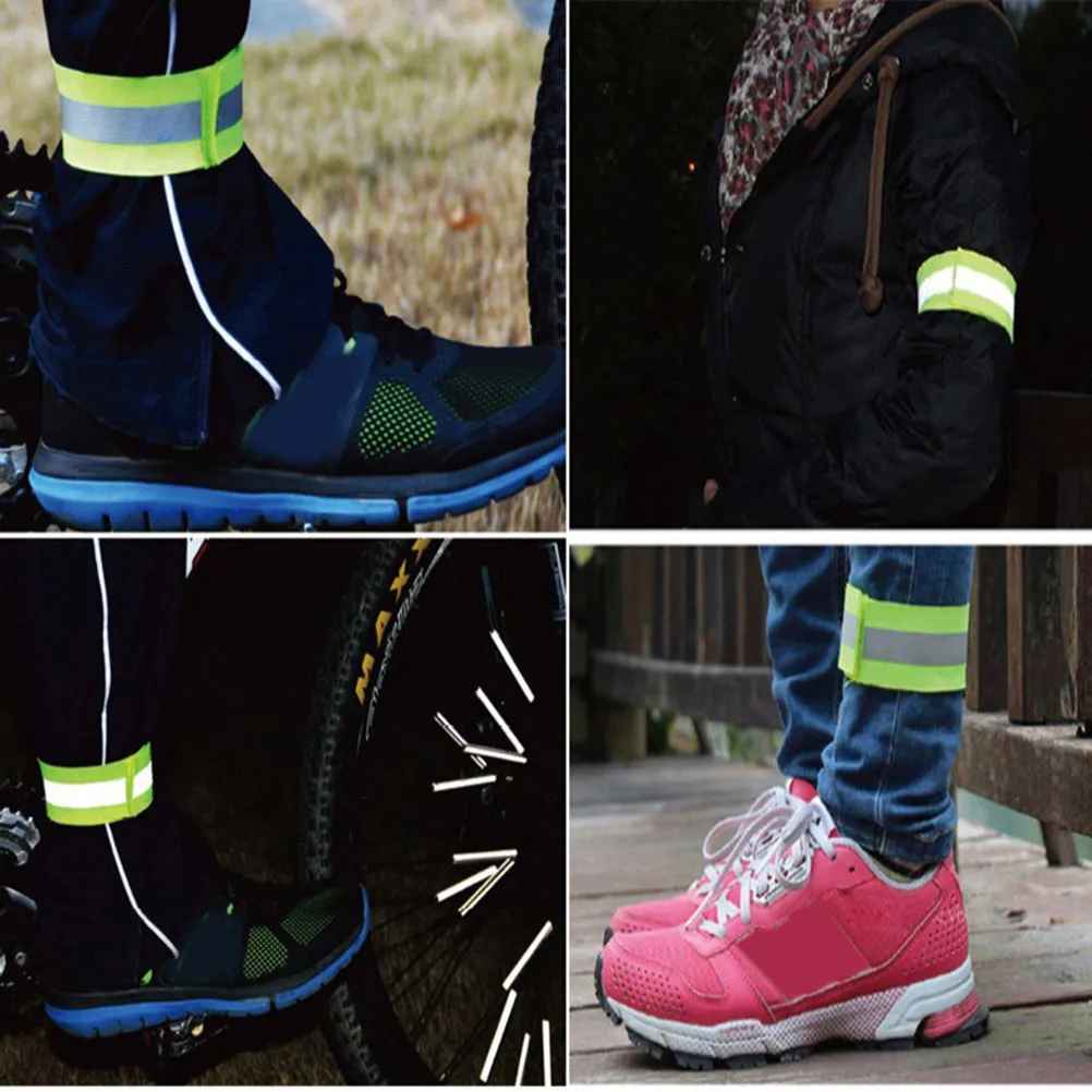 4Pcs Reflective Wristbands Soft Elastic Bands for Jogging Walking Cycling Safety Reflectors High Visibility Running Gear
4Pcs Reflective Wristbands Soft Elastic Bands for Jogging Walking Cycling Safety Reflectors High Visibility Running Gear