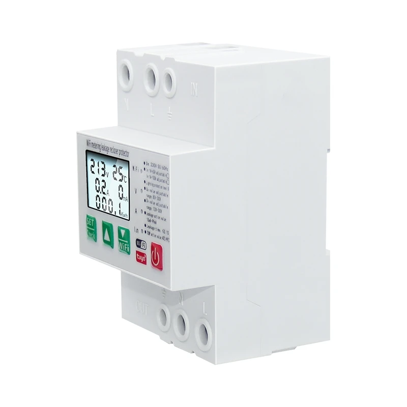 Smart Electric Energy Meter Wifi Meter with Leakage Protection Smart Home Energy Meter
Smart Electric Energy Meter Wifi Meter with Leakage Protection Smart Home Energy Meter