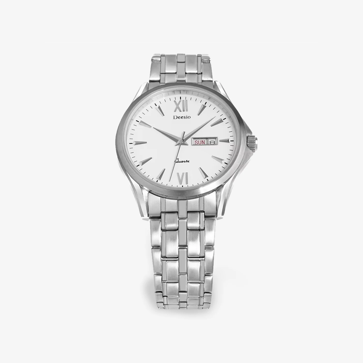 Deesio Men Sport Chronograph Watch Stainless Steel Waterproof Japan GM02-3H Quartz Movement Casual Double Calendar Wristwatch
Deesio Men Sport Chronograph Watch Stainless Steel Waterproof Japan GM02-3H Quartz Movement Casual Double Calendar Wristwatch