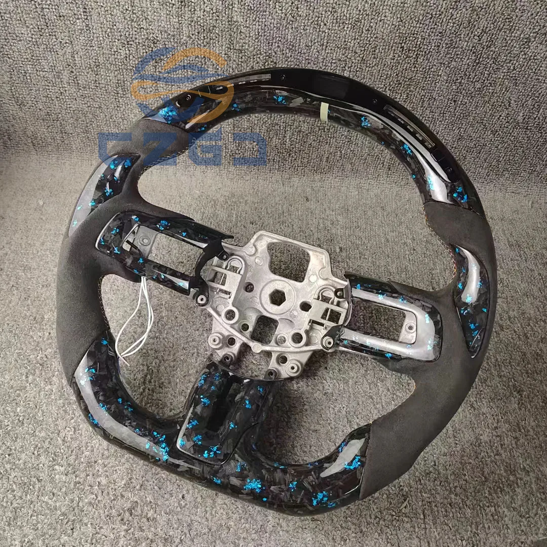 LED RPM Forged Carbon Fiber Steering Wheel for 2015-2022 Ford Mustang GT/S550 Racing Sport Flat Bottom Design Direct Plug & Play
LED RPM Forged Carbon Fiber Steering Wheel for 2015-2022 Ford Mustang GT/S550 Racing Sport Flat Bottom Design Direct Plug & Play