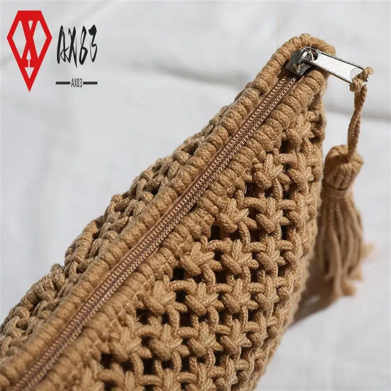 AX83-2X женская хлопковая сумка ручной работы, соломенная тканая сумка, кошелек для монет, сумка для мобильного телефона, клатч, сумка с кисточками, хаки
AX83-2X женская хлопковая сумка ручной работы, соломенная тканая сумка, кошелек для монет, сумка для мобильного телефона, клатч, сумка с кисточками, хаки