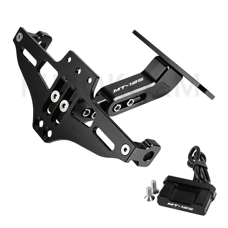 Motorcycle Adjustable Rear Tail Tidy License Plate Holder Bracket LED Light Accessories For YAMAHA YZF MT-125 2014-2023
Motorcycle Adjustable Rear Tail Tidy License Plate Holder Bracket LED Light Accessories For YAMAHA YZF MT-125 2014-2023