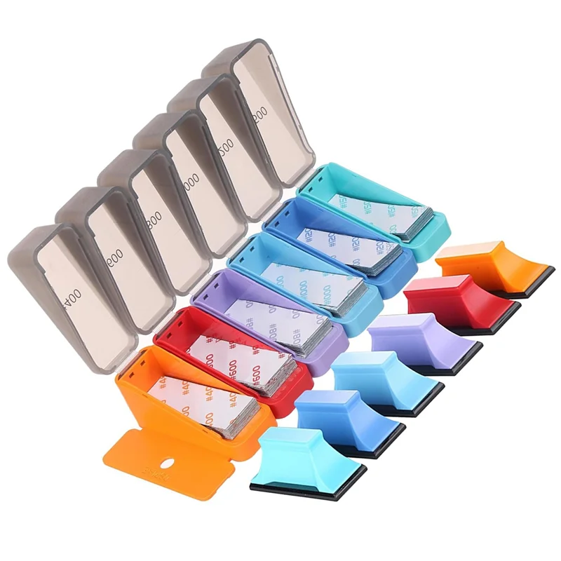 AT19-Micro Detail Sander Kit(120Pcs), Includes 3" X 1" Mini Hand Sanding Block, 400 To 1500 Grit Sandpapers& 6 Sanding Blocks
AT19-Micro Detail Sander Kit(120Pcs), Includes 3" X 1" Mini Hand Sanding Block, 400 To 1500 Grit Sandpapers& 6 Sanding Blocks